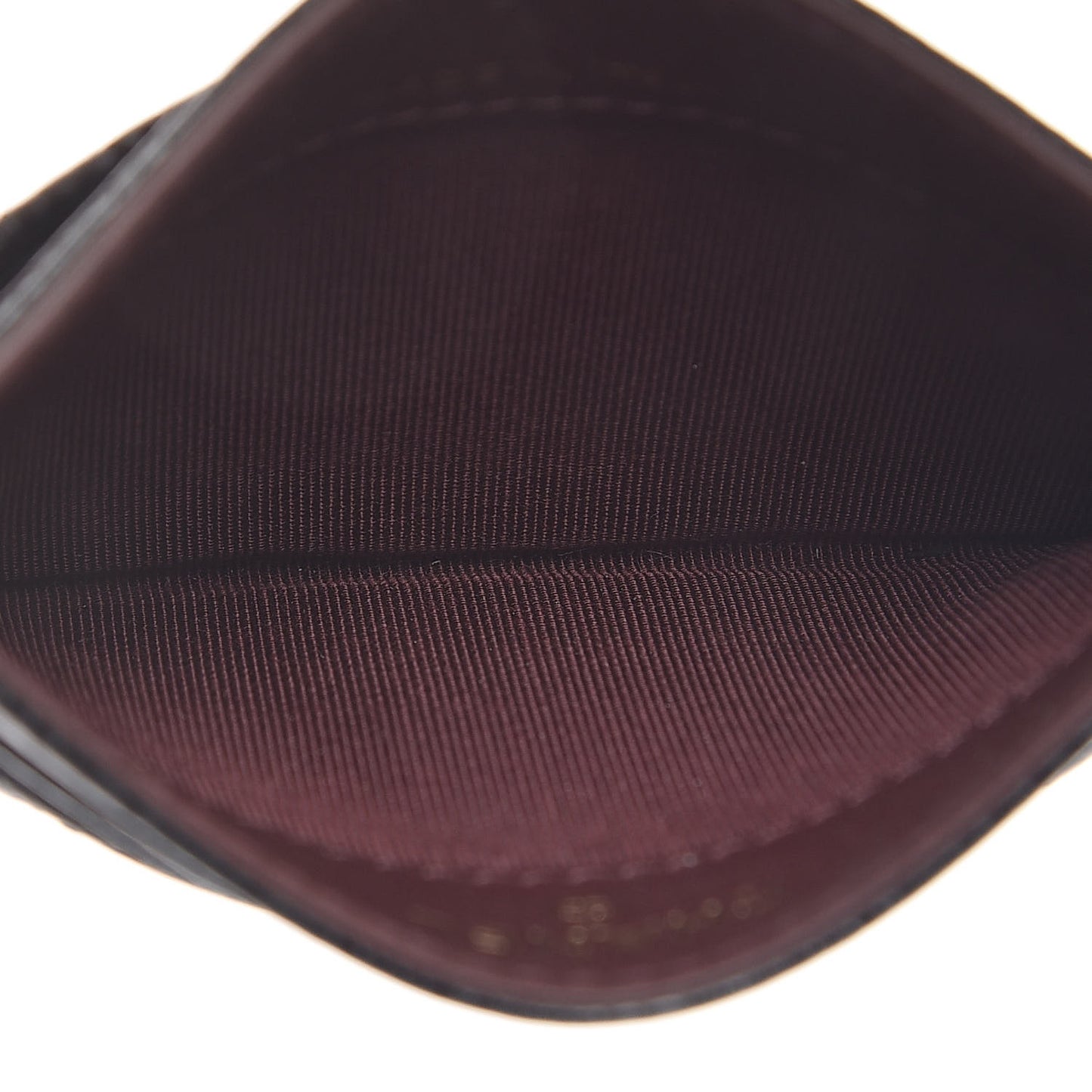 Caviar Quilted Card Holder Black