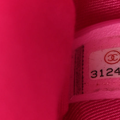 Chanel Denim Quilted Medium Chanel 19 Flap Neon Pink 7 of 10
