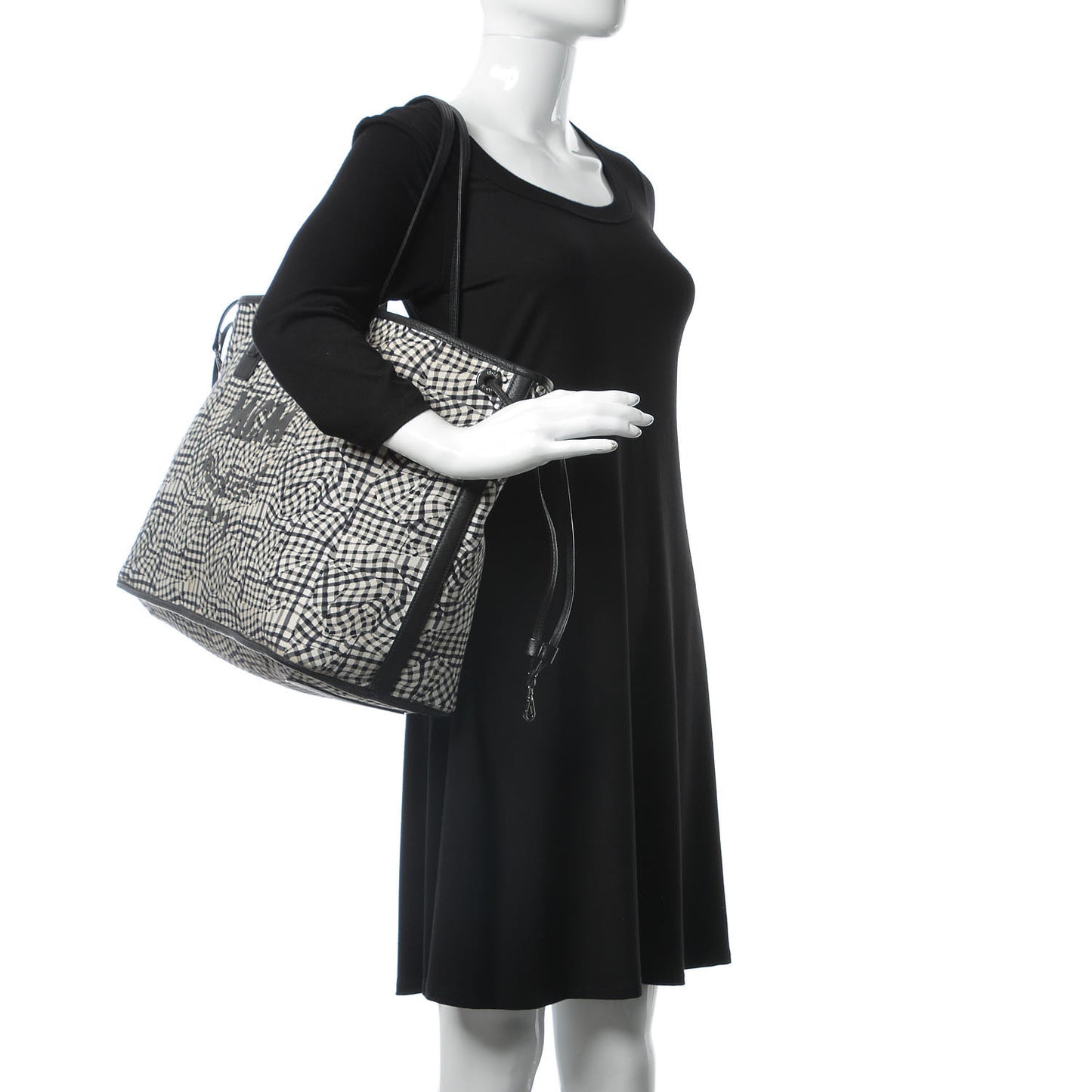 Visetos Large Liz Reversible Shopper Tote Black
