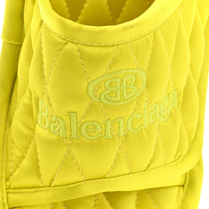 Balenciaga Satin Quilted Home 80mm Sandals 36 Lime 7 of 10
