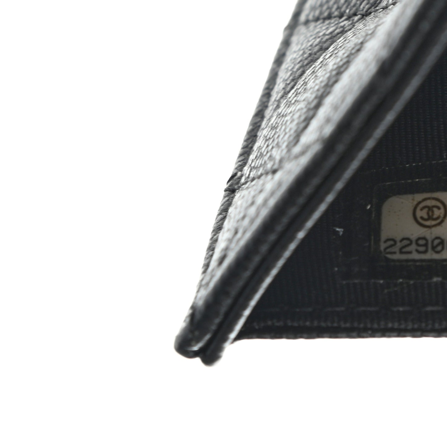 Caviar Quilted Reissue Compact Wallet Black