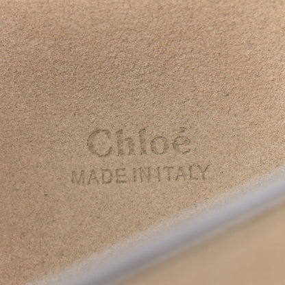 Chloe Calfskin Suede Medium Faye Shoulder Bag Motty Grey 6 of 10