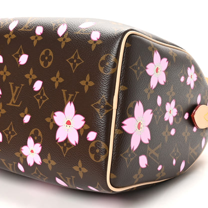 Louis Vuitton LV X TM Monogram Cherry Blossom Speedy Bandouliere 25 Sakura Brown 9 of 10