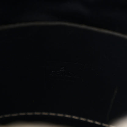 Fendi Zucchino Bucket Bag Navy 5 of 9