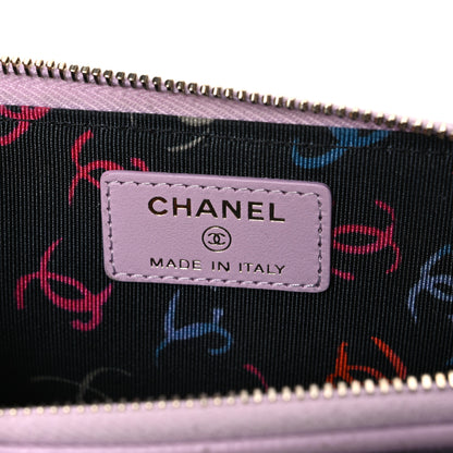 Chanel Caviar Quilted CC Zip Around Card Holder Light Pink Light Pink 6 of 8