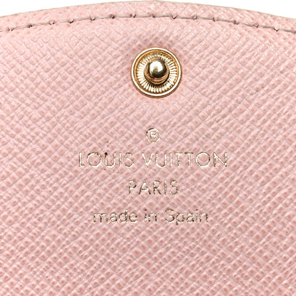 Louis Vuitton Damier Azur Rosalie Coin Purse Rose Ballerine 6 of 8