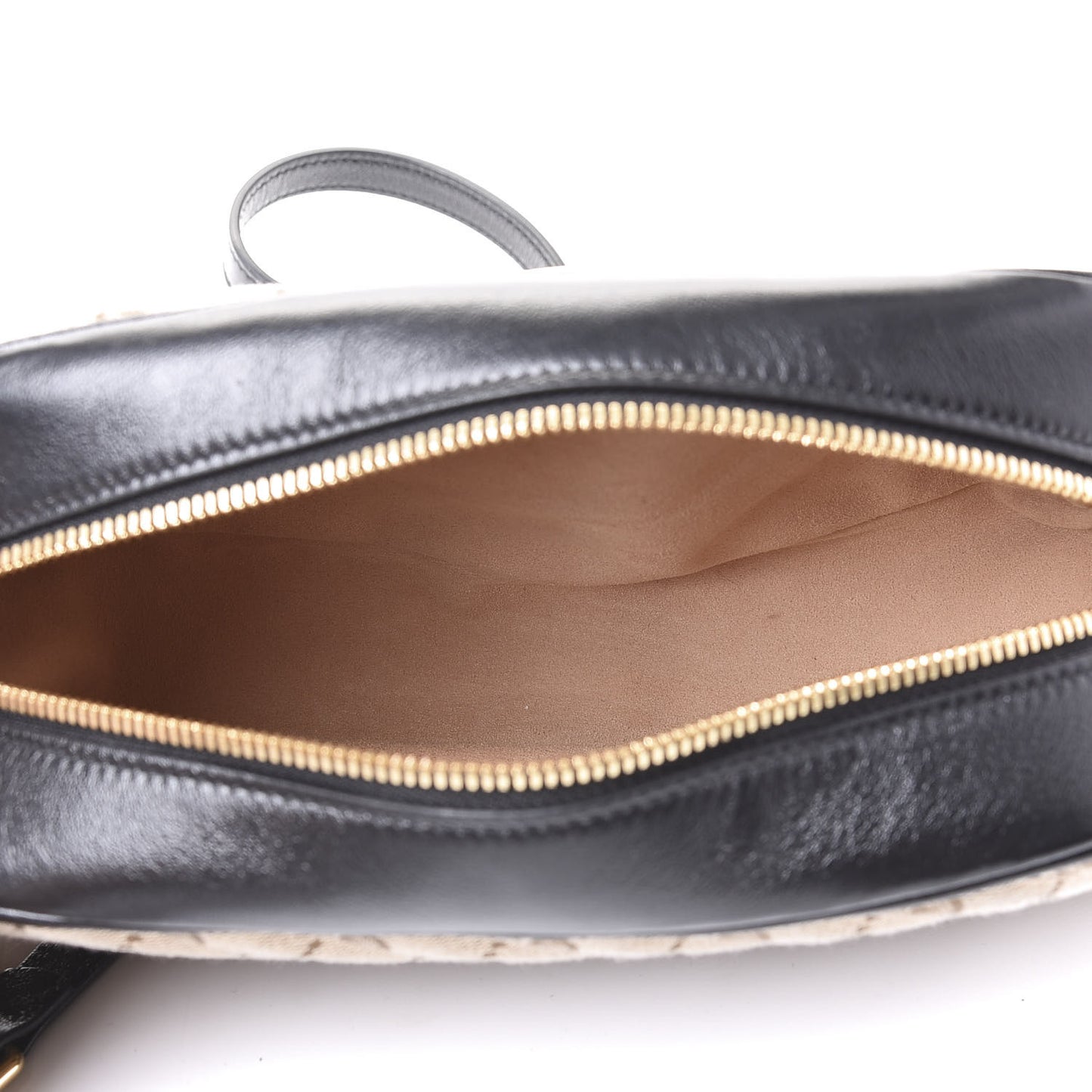 Monogram Matelasse Diagonal Small GG Marmont Chain Shoulder Bag Beige Black