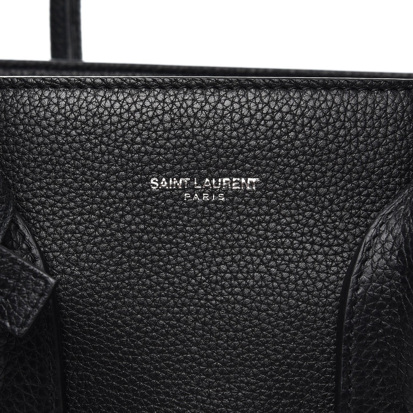 Grained Calfskin Small Supple Sac De Jour Black