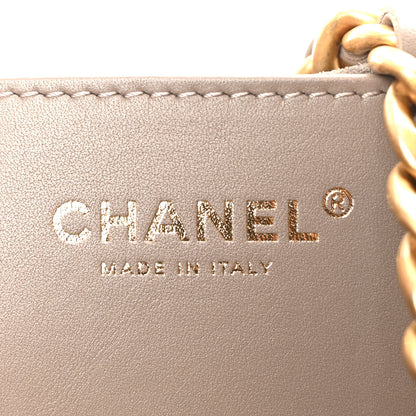 Chanel Suede Quilted Small Chanel 25 Handbag Dark Grey 6 of 10