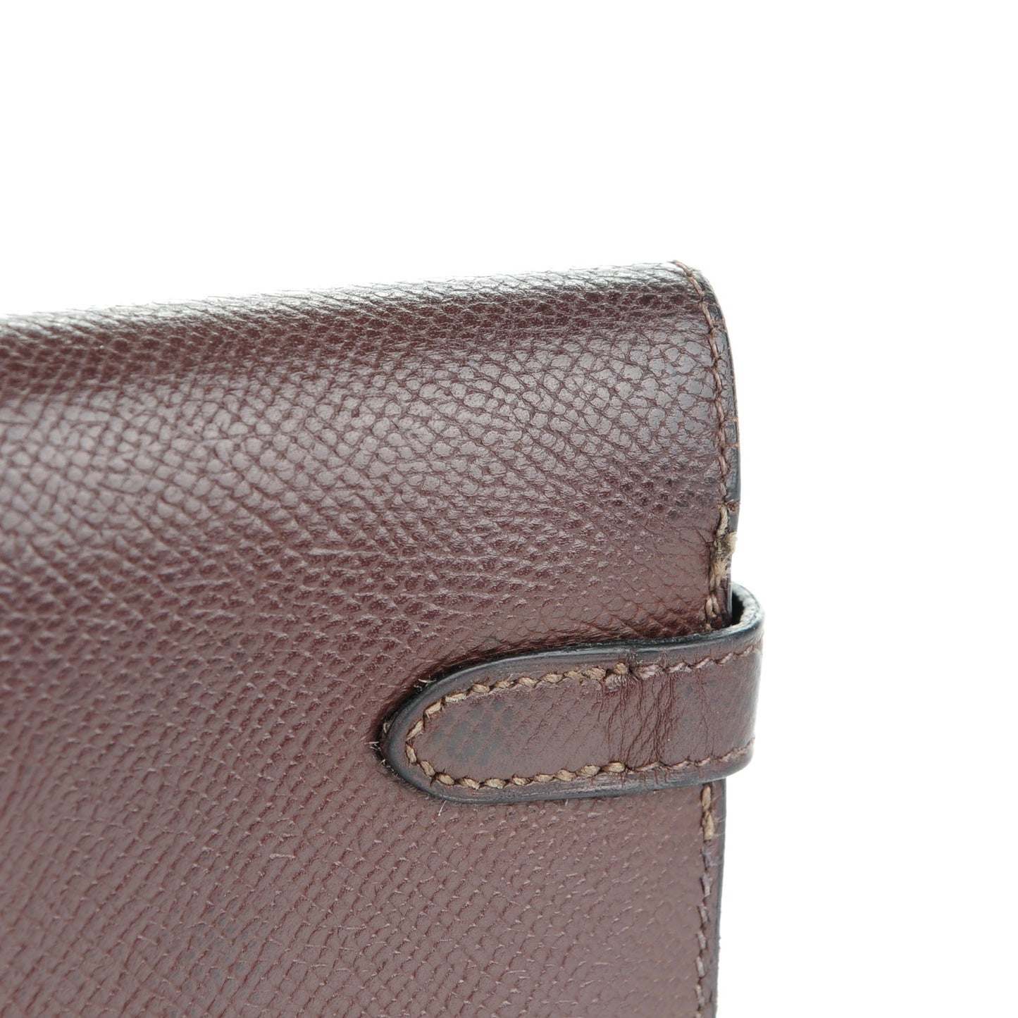 Epsom Kelly Tri-Fold Wallet Chocolate