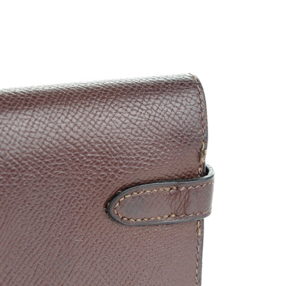 Hermes Epsom Kelly Tri-Fold Wallet Chocolate 11 of 14