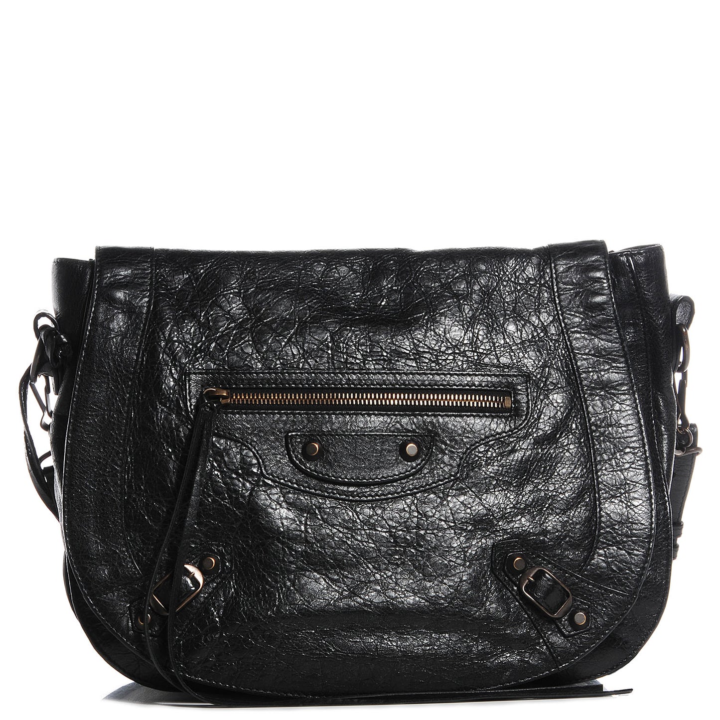 Agneau Classic Hardware Neo Folk Messenger Black