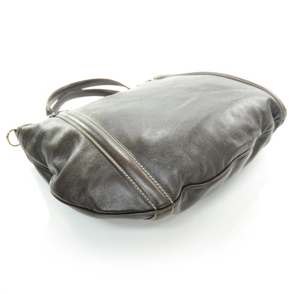 Gucci Leather Medium Britt Bag Dark Brown 5 of 11