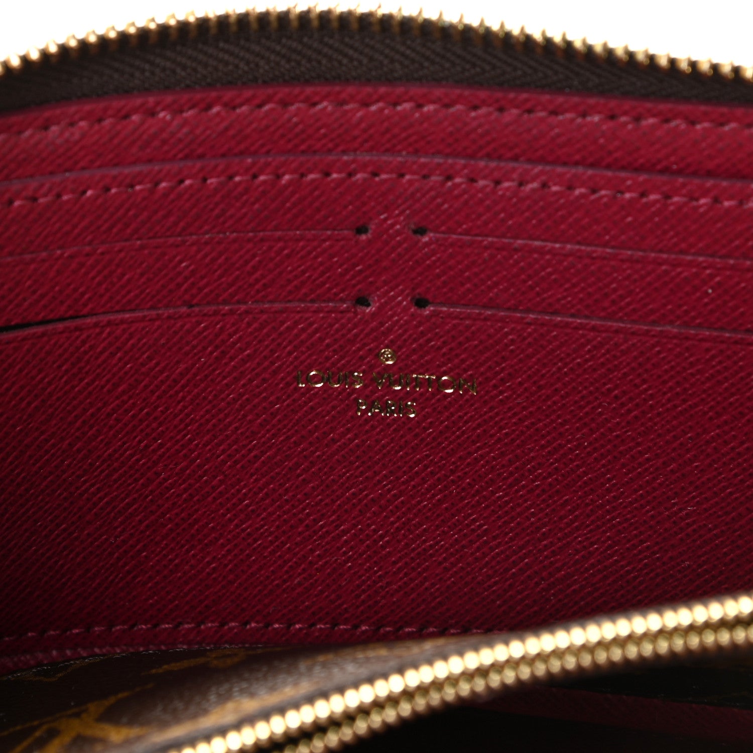 Louis Vuitton Monogram Clemence Wallet Fuchsia 5 of 8