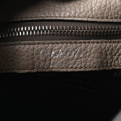 Prada Vitello Daino Soft Hobo Messenger Bag Argilla 6 of 10