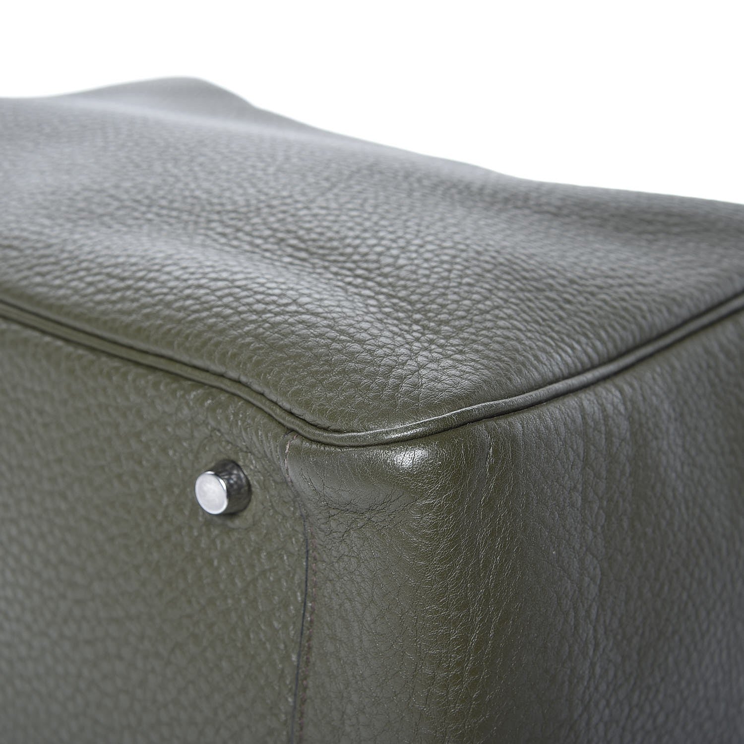 Hermes Taurillon Clemence Lindy 34 Vert Bronze 12 of 12