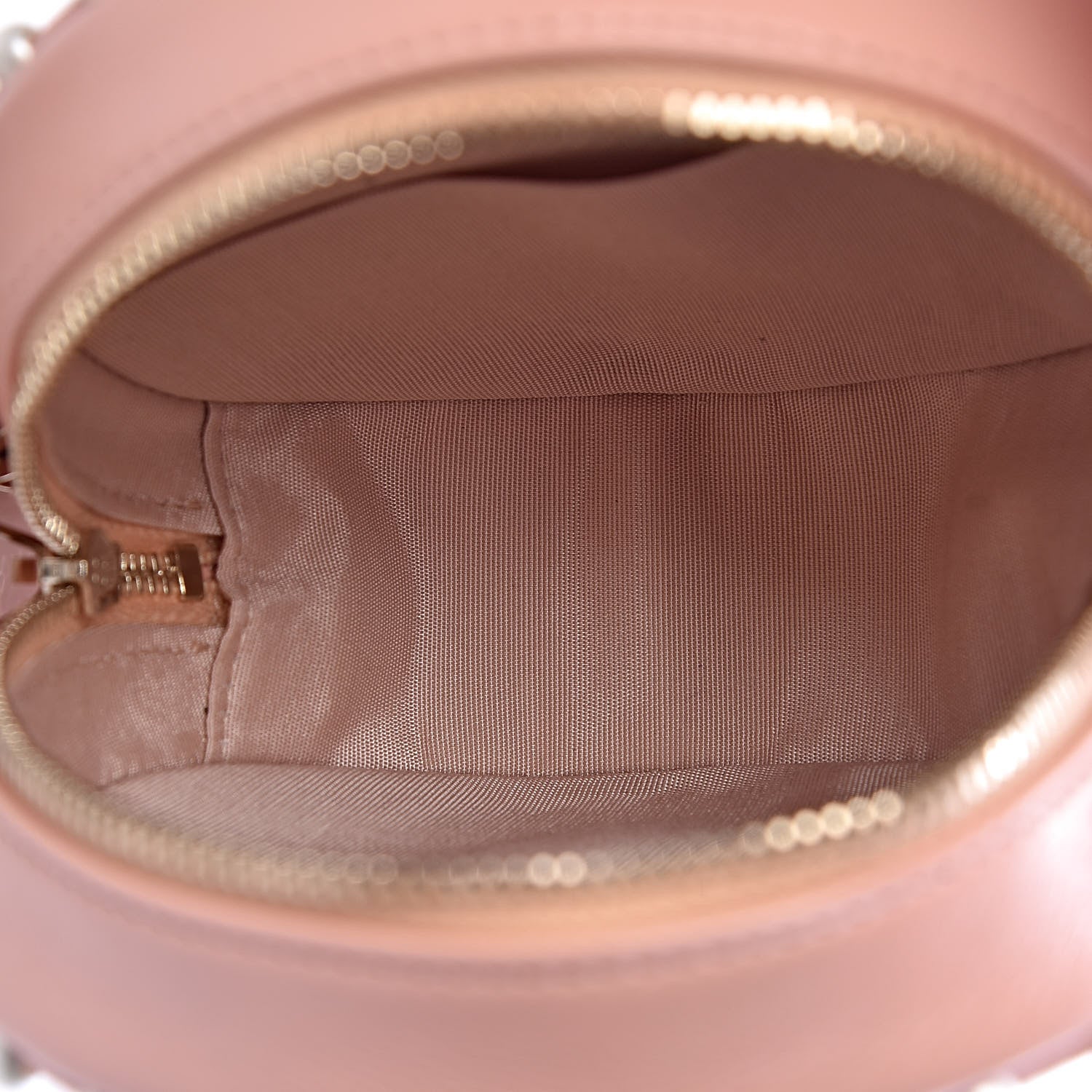 Chanel Calfskin Quilted Pearl Round Clutch With Chain Pink 5 of 11