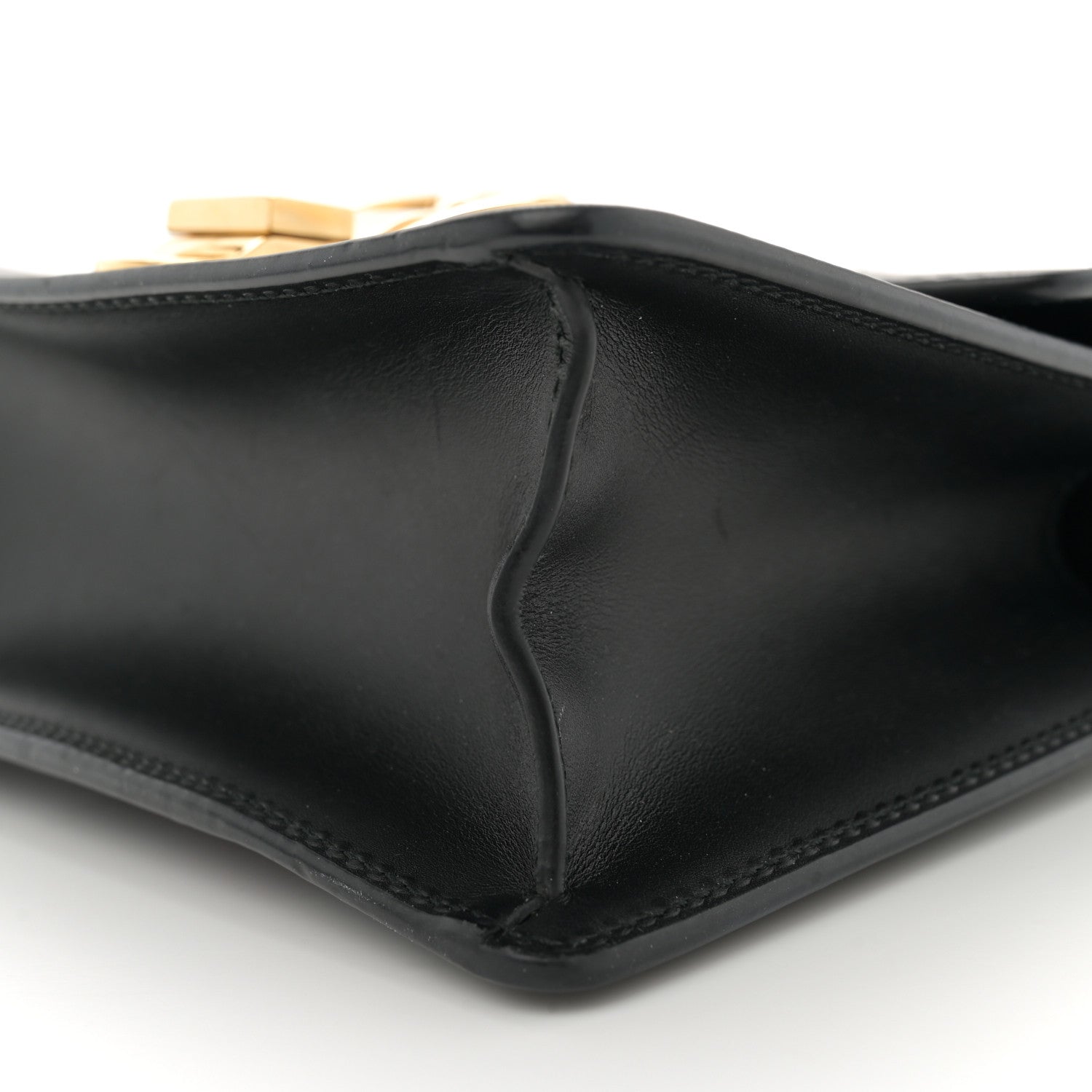 Gucci Calfskin Mini Sylvie Chain Shoulder Bag Black 10 of 15
