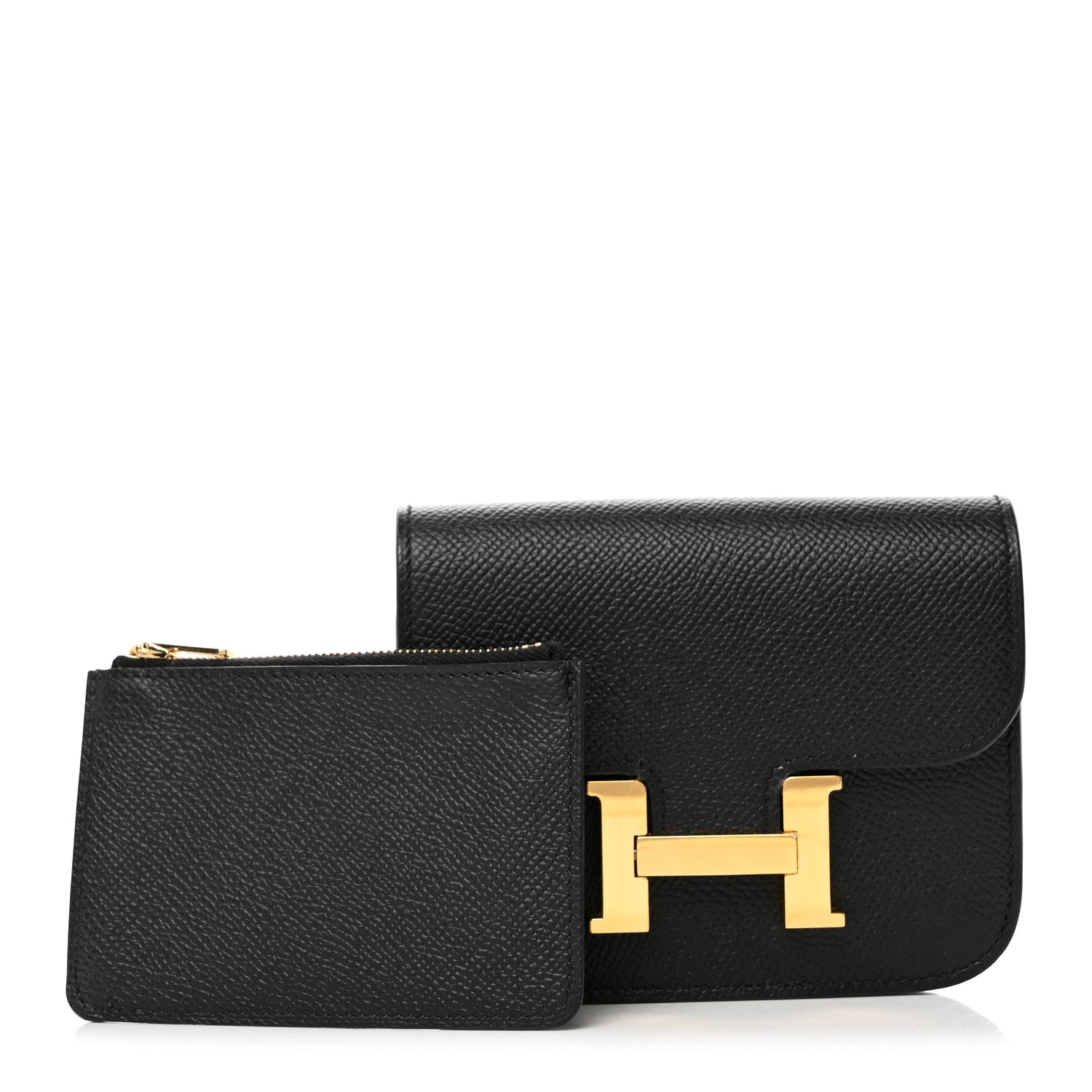Hermes Epsom Constance Slim Wallet Black 1 of 10