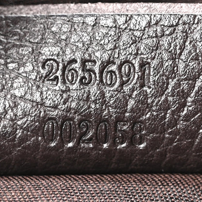 Gucci Denim Monogram Small D Silver Ring Messenger Brown 7 of 10