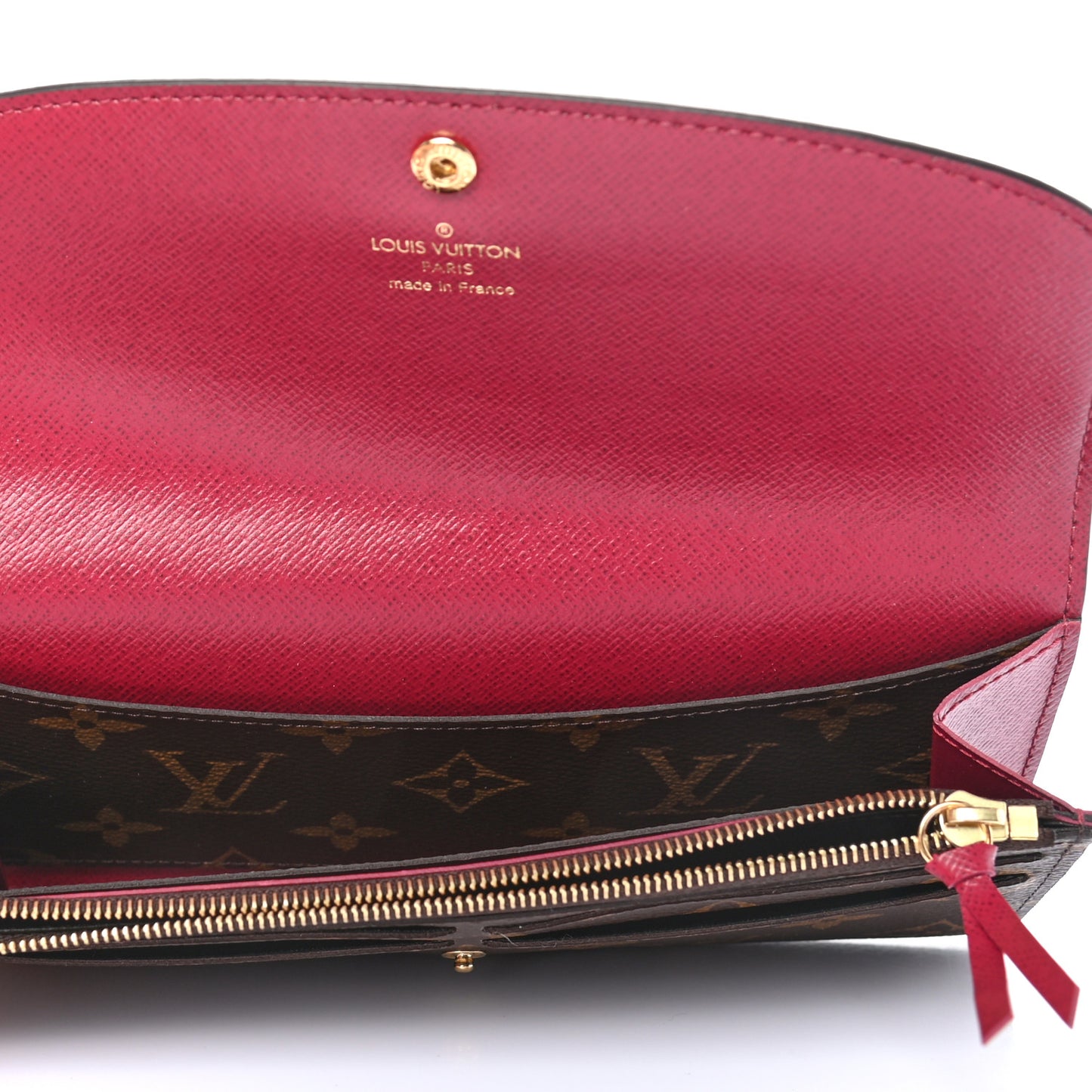 Monogram Emilie Wallet Fuchsia