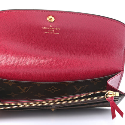Louis Vuitton Monogram Emilie Wallet Fuchsia 5 of 6