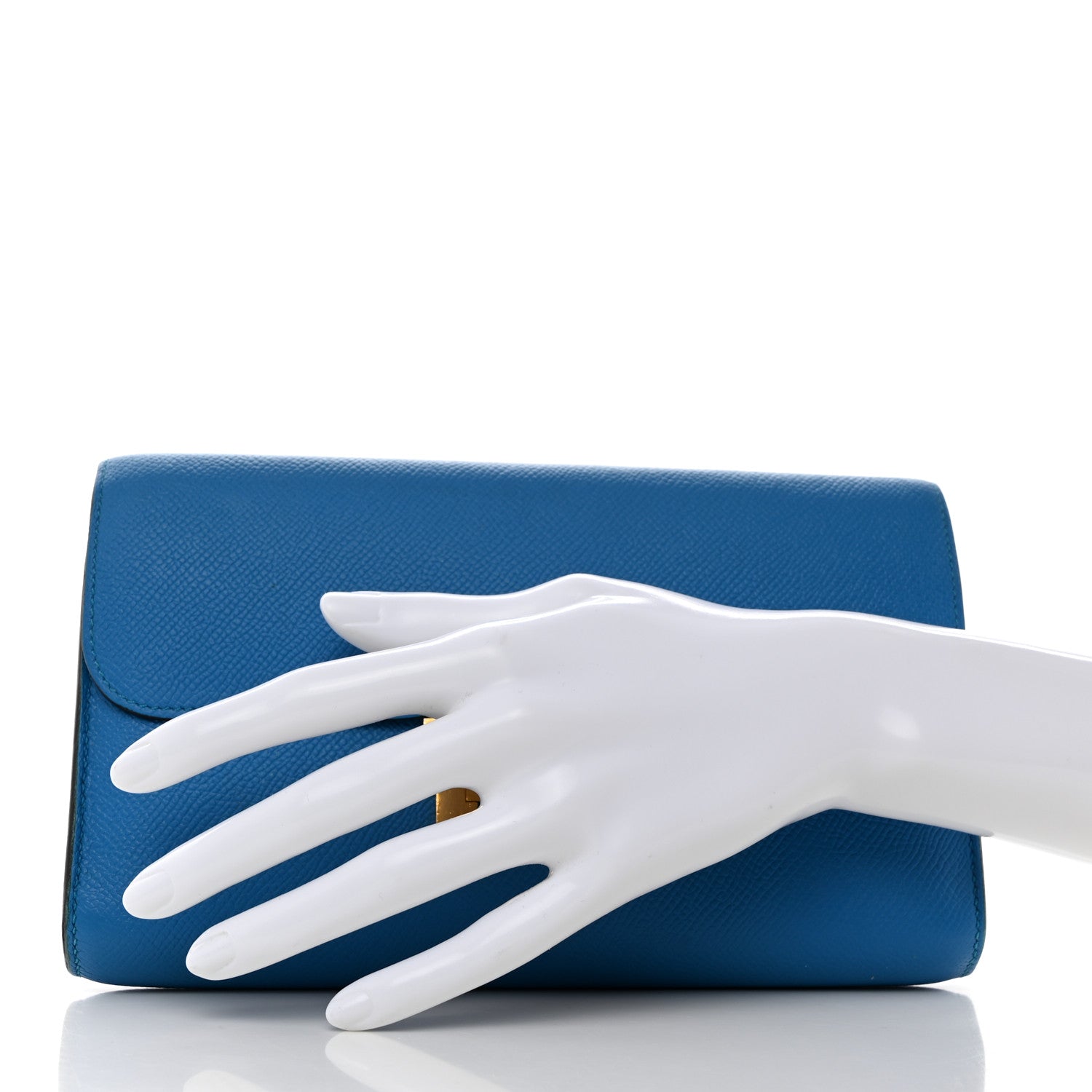 Hermes Epsom Constance Long Wallet Bleu Zanzibar 2 of 7