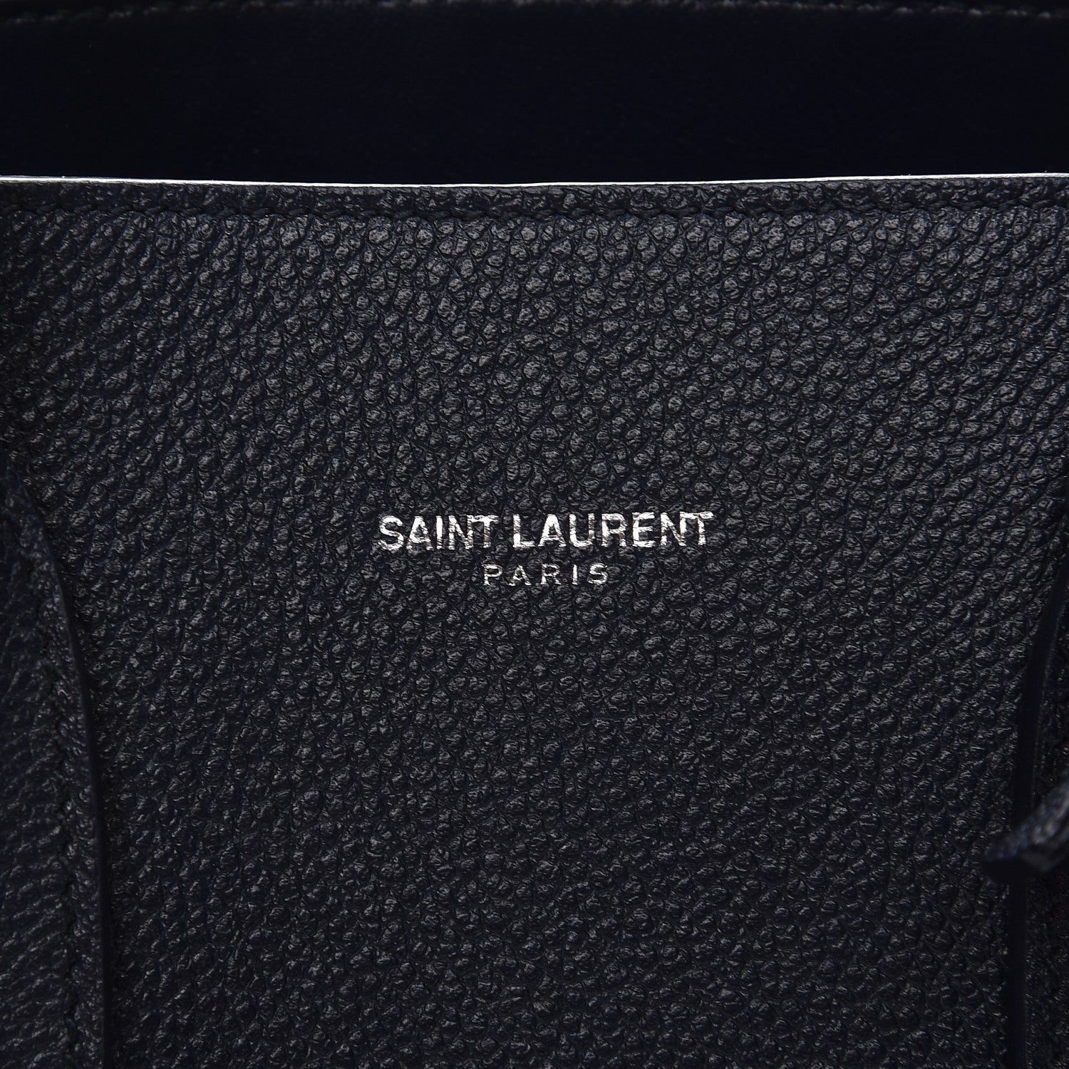 Saint Laurent Grained Calfskin Baby Sac De Jour Marine 7 of 8