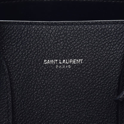 Saint Laurent Grained Calfskin Baby Sac De Jour Marine 7 of 8