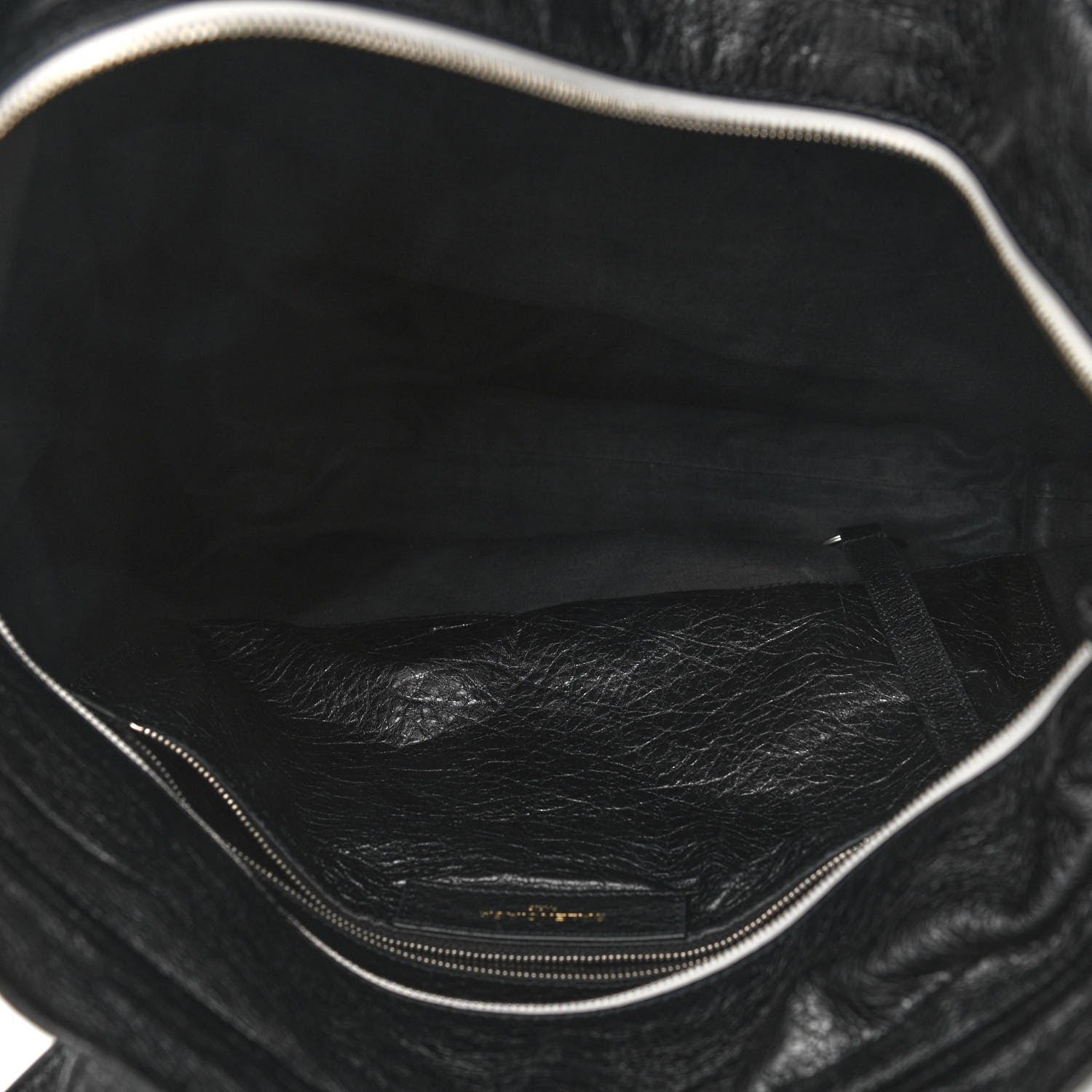 Balenciaga Agneau Logo Printed Carry Tote S Black 5 of 11
