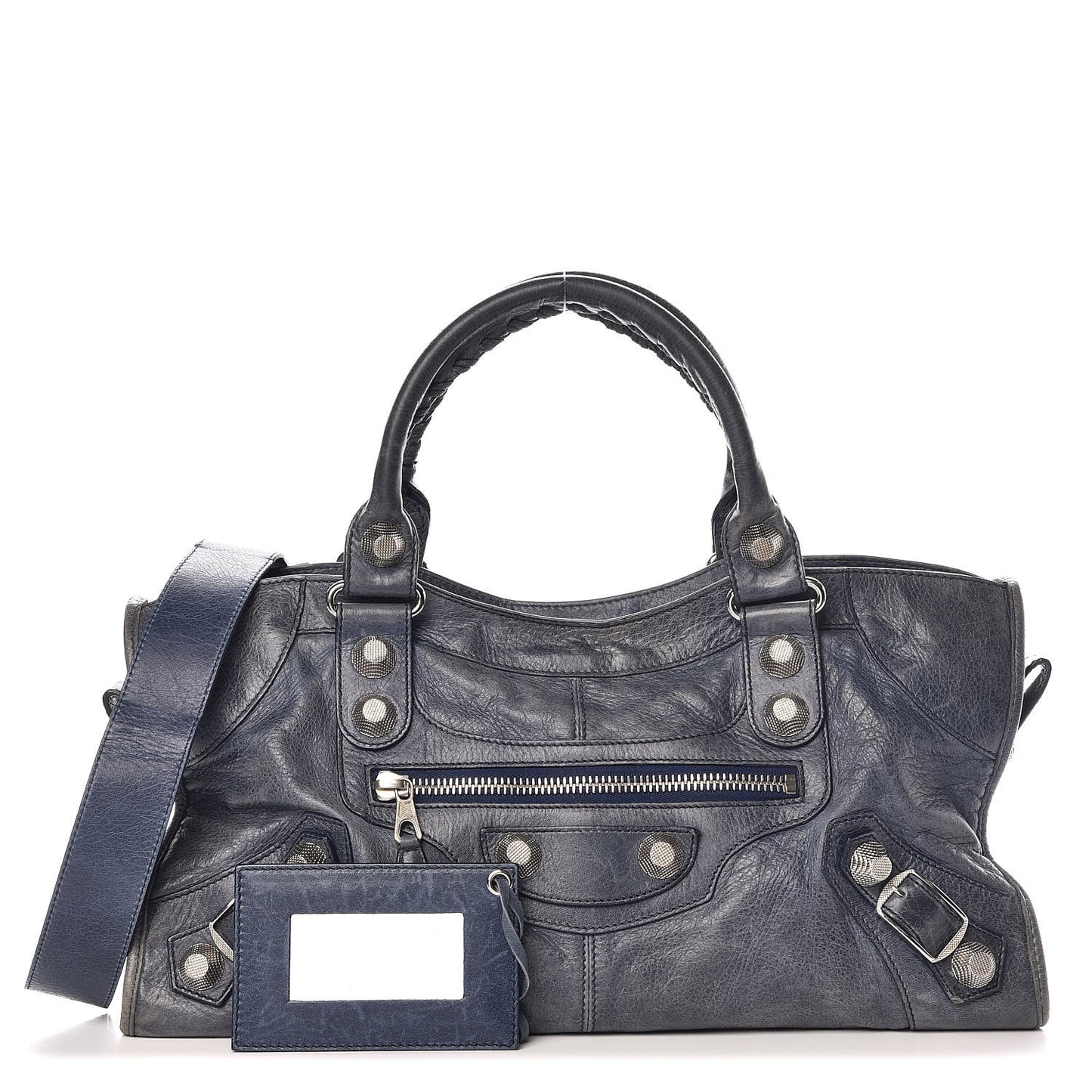 Agneau Giant 21 Silver Hardware Part Time Bleu Roi