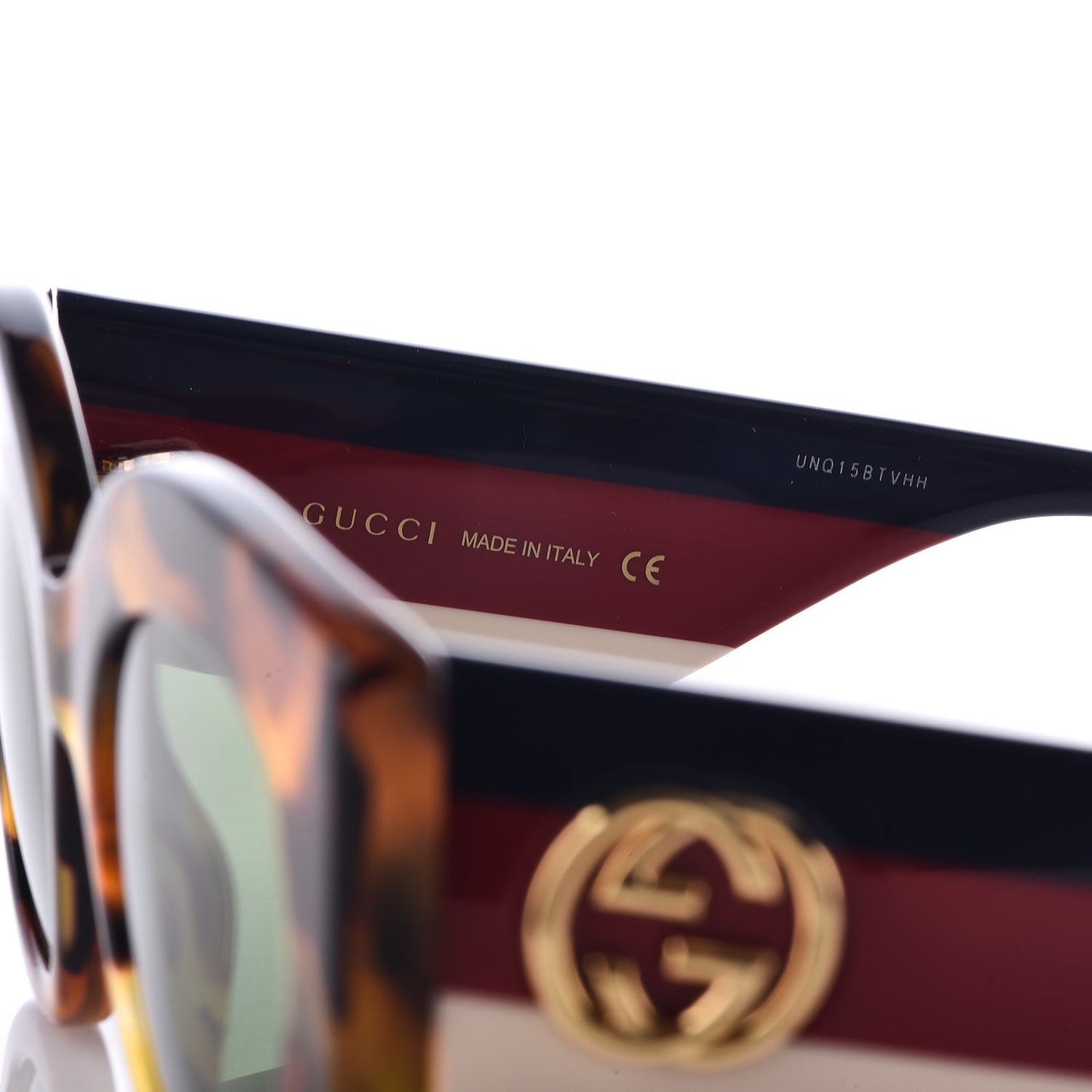 Acetate Oversized Rectangle Frame Web Sunglasses GG 0275/S Tortoise