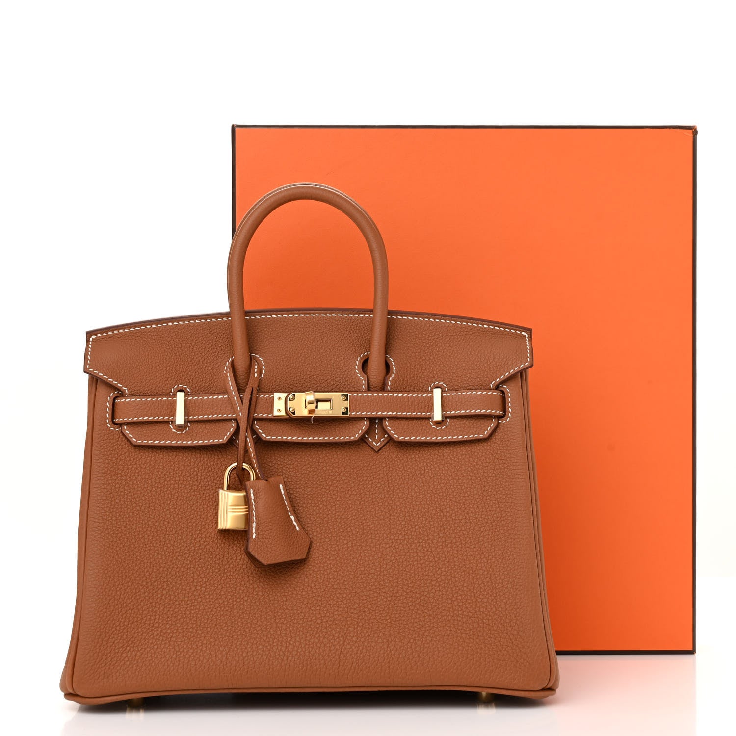Hermes Togo Birkin 25 Gold 10 of 10