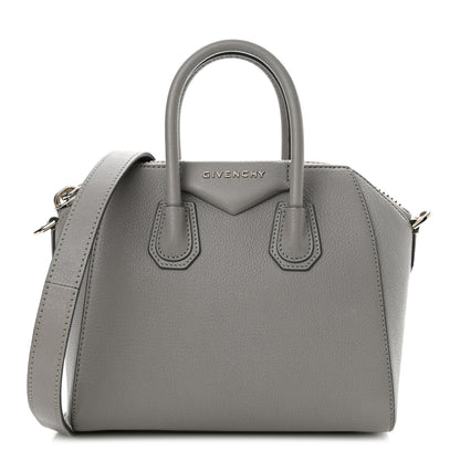 Givenchy Sugar Goatskin Mini Antigona Pearl Grey 1 of 14