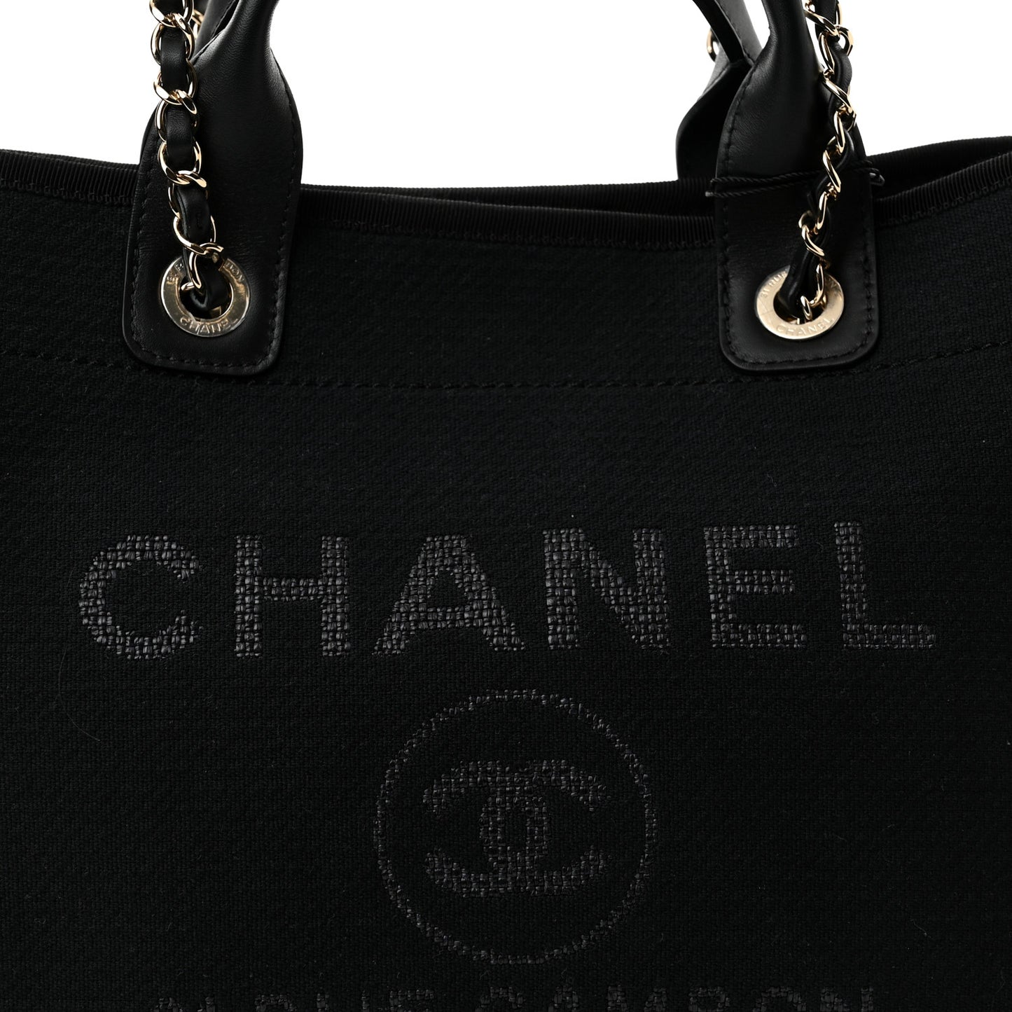 Mixed Fibers Small Deauville Tote Black