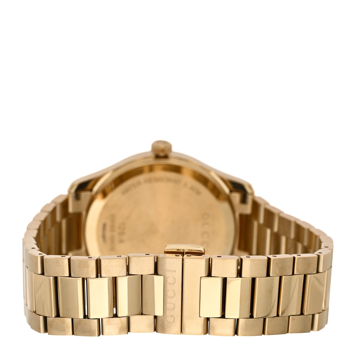 Gucci Stainless Steel 38mm G-Timeless Diamante Quartz Watch Gold 3 of 4