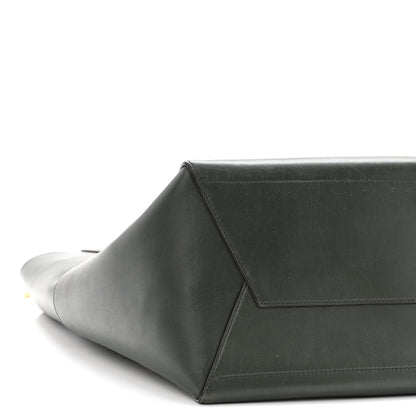 Celine Supersoft Calfskin Sangle Bucket Bag Bottle Green 8 of 9