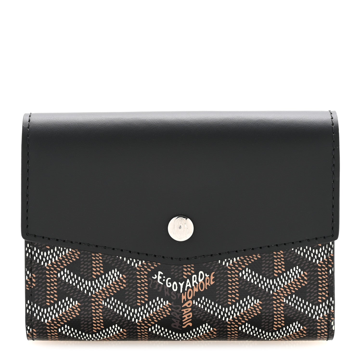 Goyard Goyardine Saint-Gabriel Compact Wallet Black 1 of 8