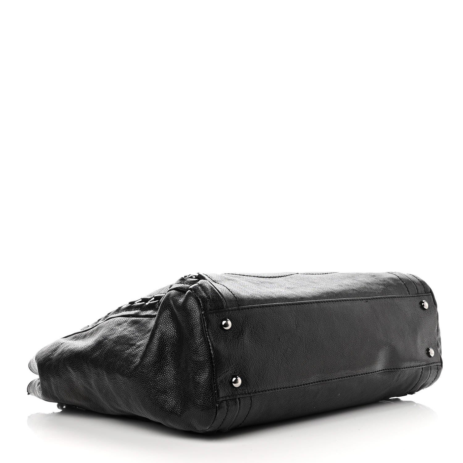 Chanel Glazed Caviar Modern Chain Tote Black 4 of 10