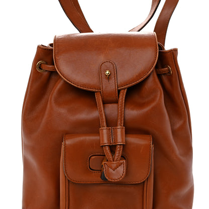 Gucci Calfskin Bamboo Mini Backpack Brown 7 of 12