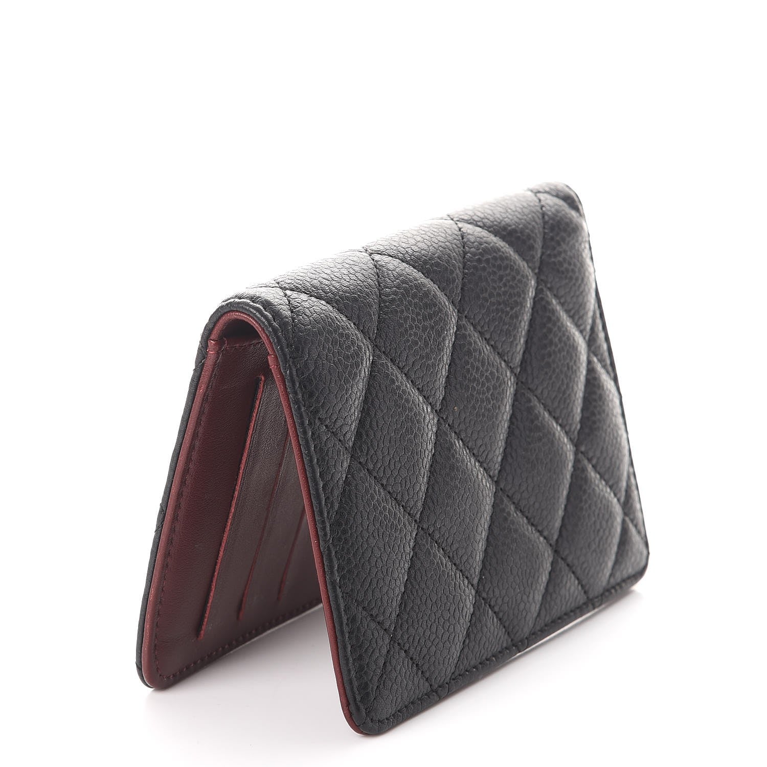 Chanel Caviar Quilted Flap Card Holder Black 3 of 8