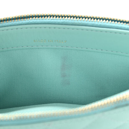 Chanel Caviar Quilted Small Clutch With Chain Light Blue 12 of 14