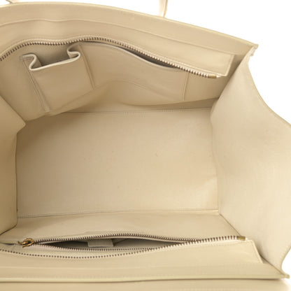 Celine Smooth Calfskin Mini Tri-Color Luggage White 5 of 17