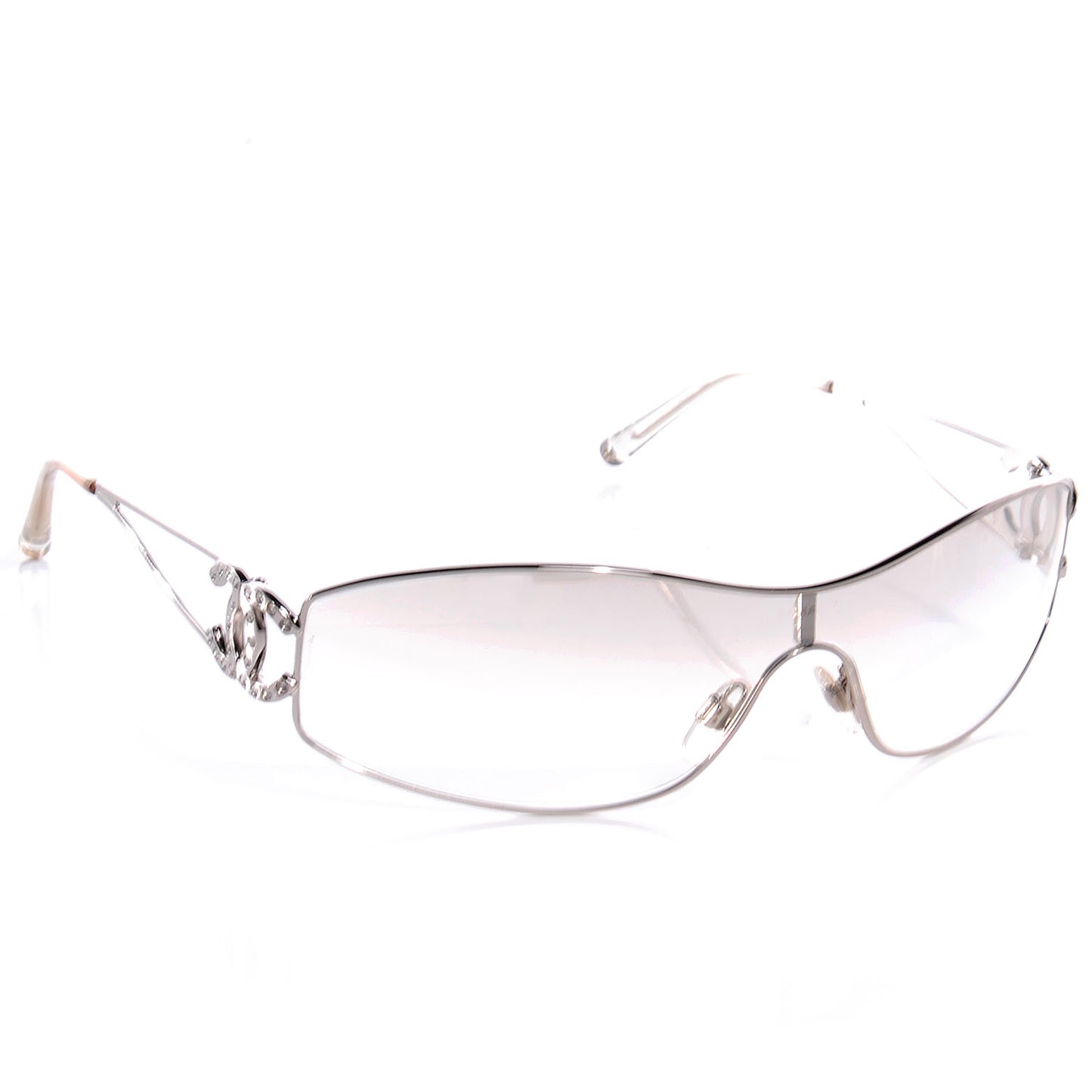 Crystal CC Logo Sunglasses 4073-B