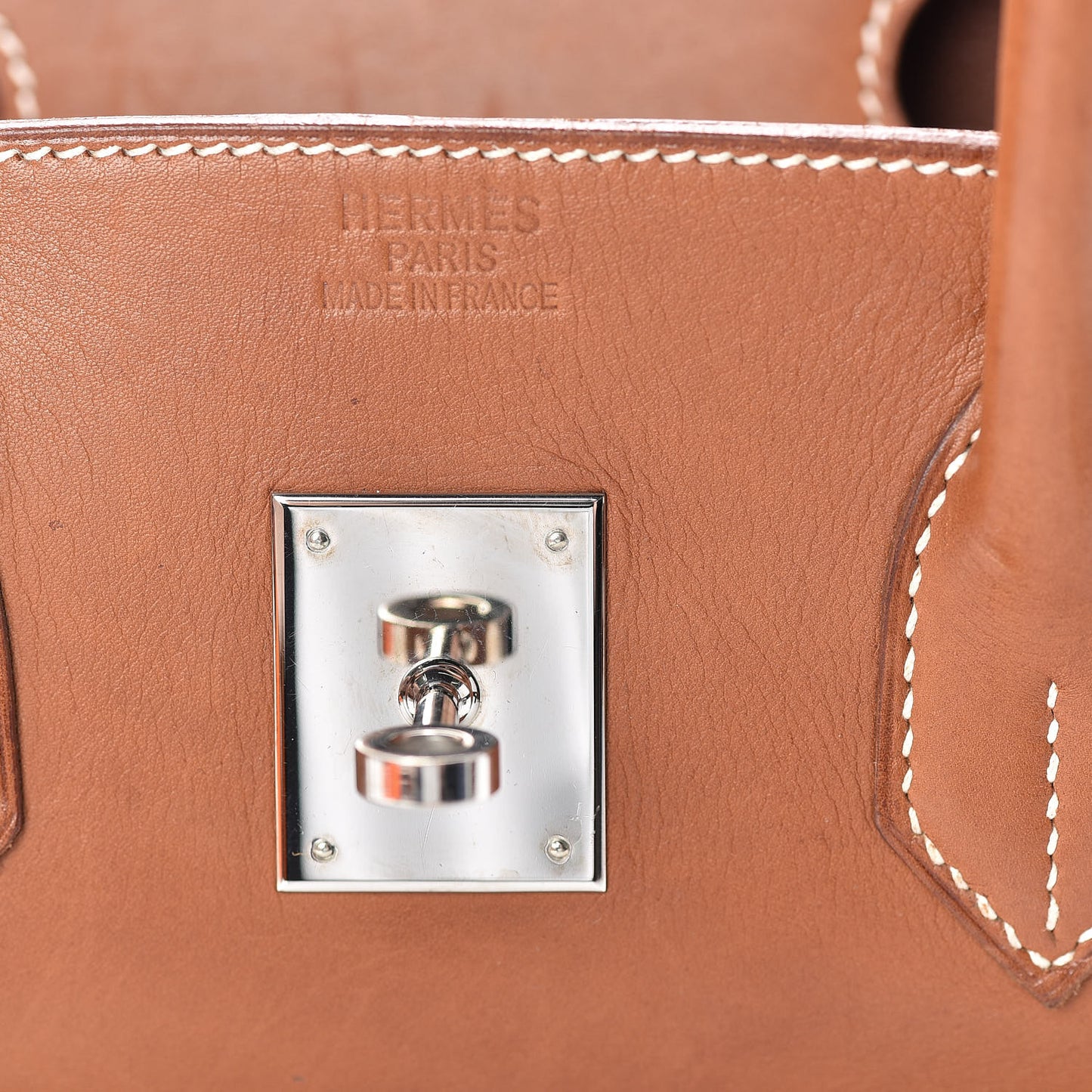 Natural Barenia Birkin 35 Fauve