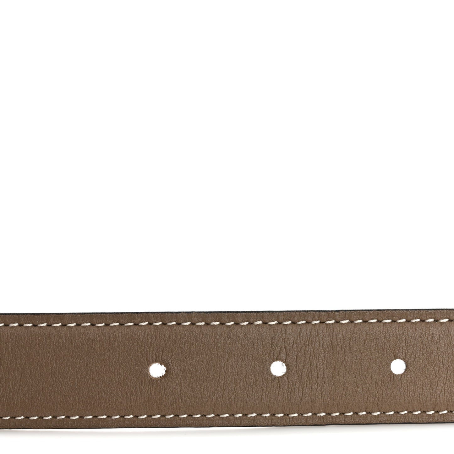 Swift Epsom 24mm Belt Strap 90 36  Etoupe White