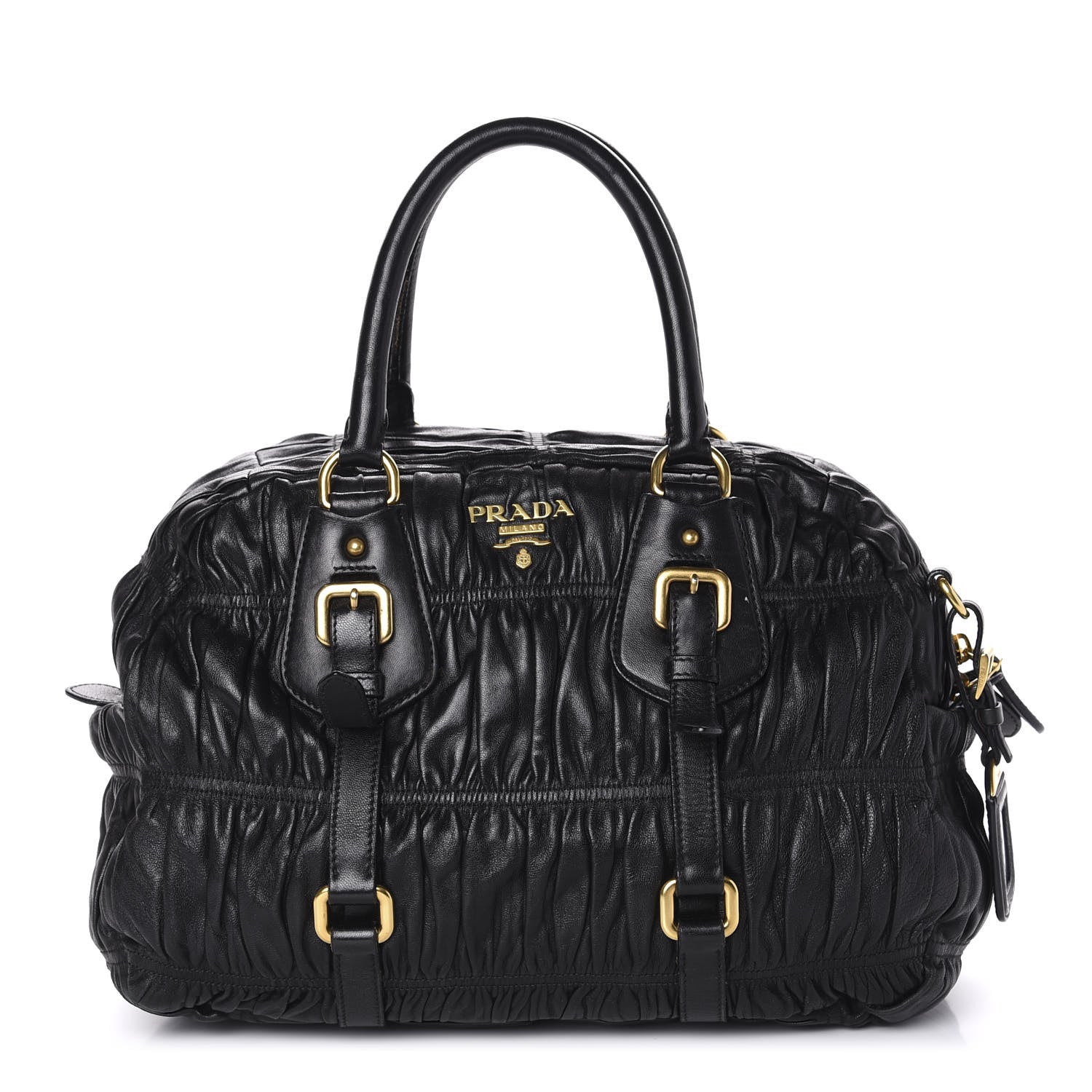 Prada Nappa Gaufre Tote Black 1 of 19