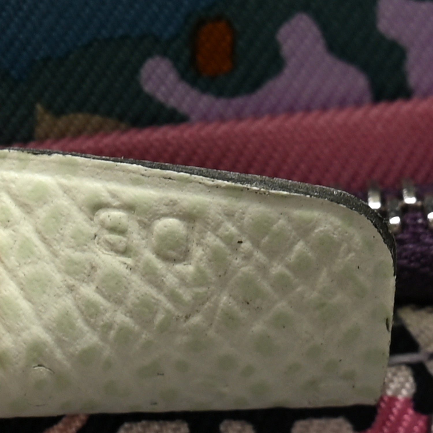 Hermes Epsom Silk'In Compact Wallet Vert Fizz Cassis 8 of 9