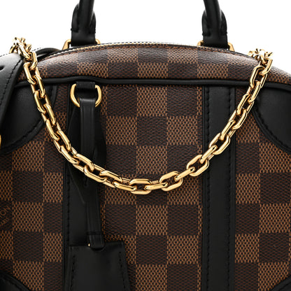 Louis Vuitton Damier Ebene Valisette Souple BB Black 7 of 9