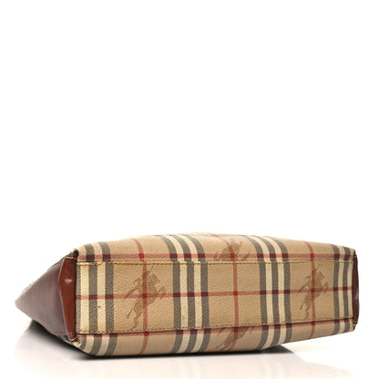 Burberry Haymarket Check Shoulder Bag Tan 4 of 12